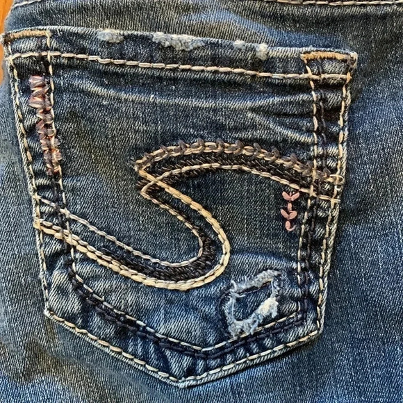 Silver aiko mid ankle skinny jeans - Picture 7 of 9